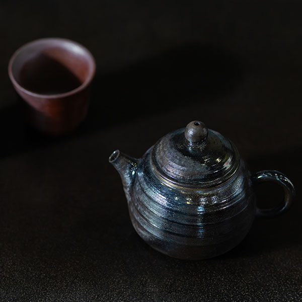 柴烧小茶壶